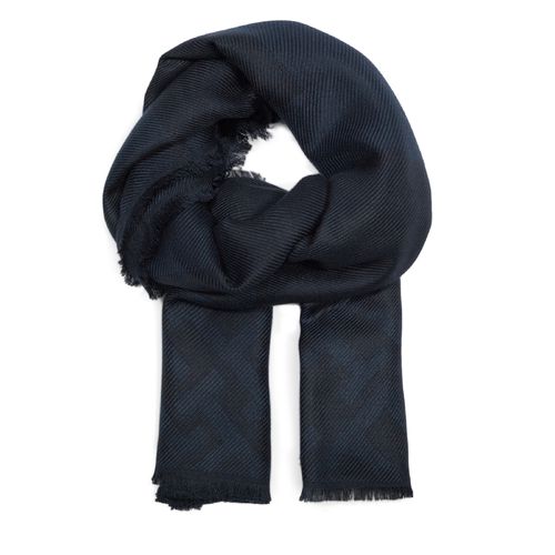 Foulard Tommy Hilfiger Essential Chic Large Square AW0AW15790 Space Blue DW6 - Chaussures.fr - Modalova