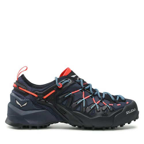 Chaussures de trekking Salewa Ws Wildfire Edge Gtx GORE-TEX 61376-3965 Bleu marine - Chaussures.fr - Modalova