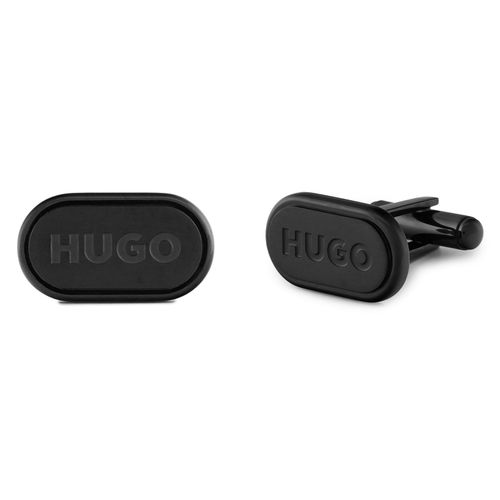 Boutons de manchettes HUGO E-Classic-Cuf 50494892 Noir - Chaussures.fr - Modalova