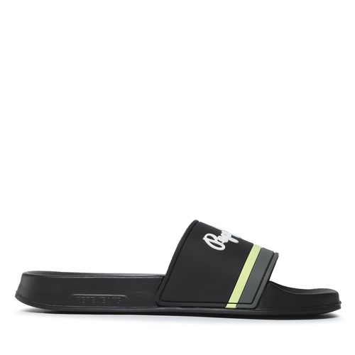 Mules / sandales de bain Pepe Jeans Slider Portobello PMS70123 Black 999 - Chaussures.fr - Modalova