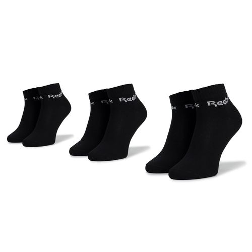 Lot de 3 paires de chaussettes basses unisexe Reebok Act Core Ankle Sock 3p FL5226 Black - Chaussures.fr - Modalova