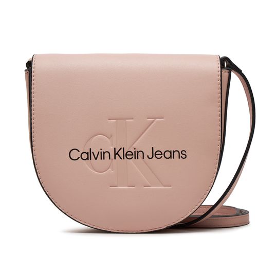Sac à main Calvin Klein Jeans Sculpted Mini Saddle Bag K60K611966 Pale Conch TFT - Chaussures.fr - Modalova