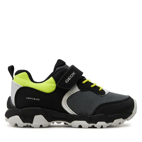 Sneakers Geox J Magnetar Boy B Abx J453ZA 0FU50 C0802 S Black/Lime - Chaussures.fr - Modalova