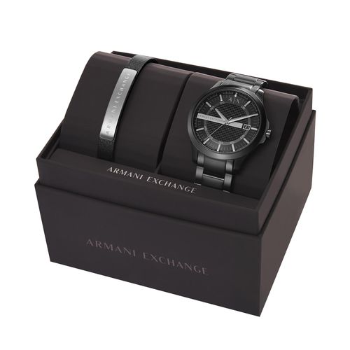 Montre Armani Exchange Hampton AX7101 Noir - Chaussures.fr - Modalova