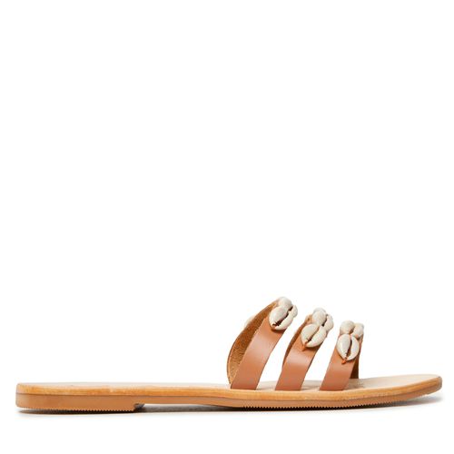Mules / sandales de bain Manebi Leather Sandals S 0.1 Y0 Marron - Chaussures.fr - Modalova