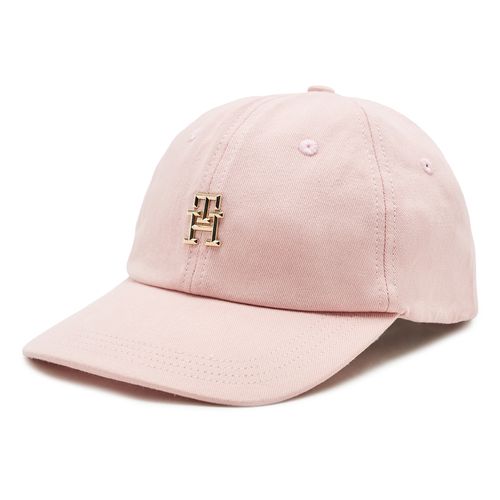 Casquette Tommy Hilfiger Naturally Th Soft Cap AW0AW14528 Rose - Chaussures.fr - Modalova