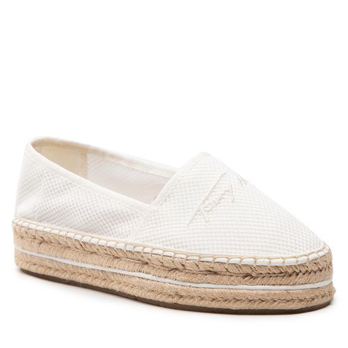 Espadrilles Tommy Hilfiger Th Textured Flatform Espadrille FW0FW06433 Blanc - Chaussures.fr - Modalova