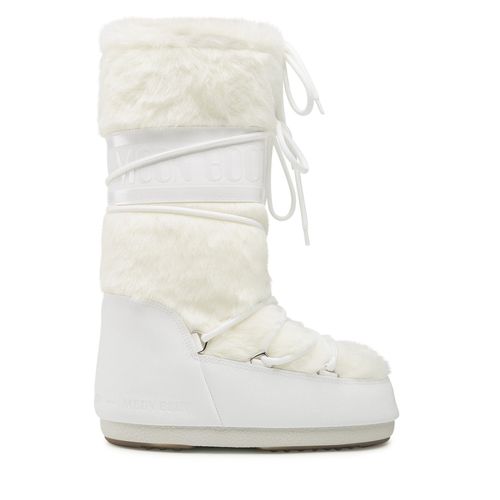 Bottes de neige Moon Boot Icon Faux Fur 14089000003 Blanc - Chaussures.fr - Modalova
