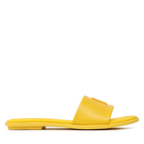 Mules / sandales de bain Tommy Hilfiger Th Pop Mule FW0FW07097 Vivid Yellow - Chaussures.fr - Modalova
