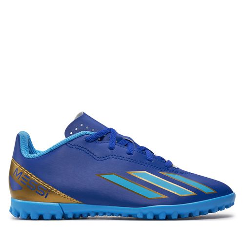 Chaussures de football adidas X Crazyfast Messi Club Turf ID0722 Bleu marine - Chaussures.fr - Modalova