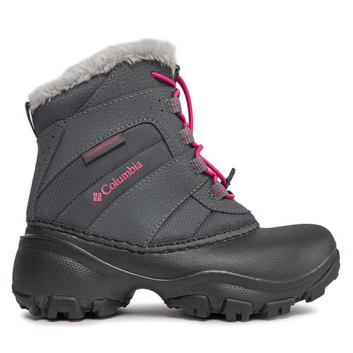 Bottes de neige Columbia Youth Rope Tow™ Iii Waterproof 1637841 Dark Grey/ Haute Pink 089 - Chaussures.fr - Modalova