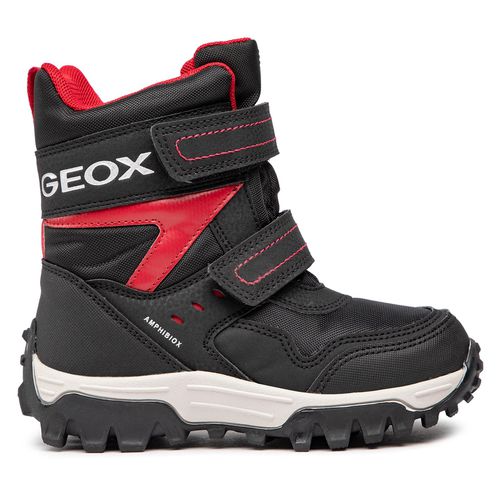 Bottes de neige Geox J Himalaya B.Babx B J26FRB 0FUCE C0048 S Black/Red - Chaussures.fr - Modalova