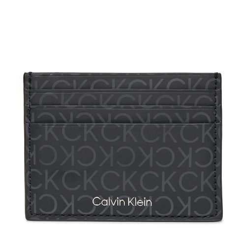Étui cartes de crédit Calvin Klein Rubberized Cardholder 6Cc K50K511256 Noir - Chaussures.fr - Modalova