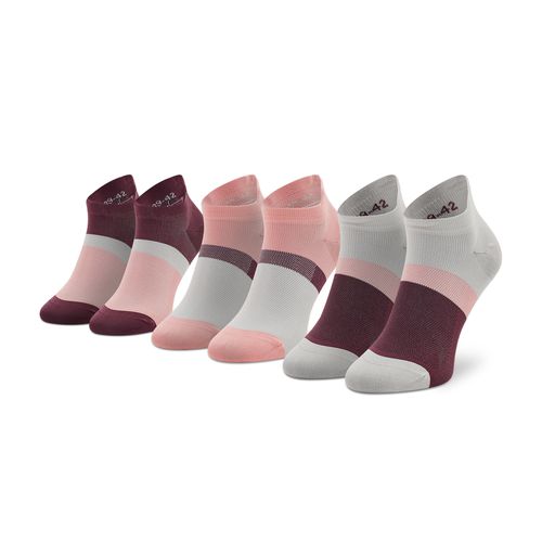 Lot de 3 paires de chaussettes basses unisexe Asics Color Block Ankle 3033B560 Rose - Chaussures.fr - Modalova