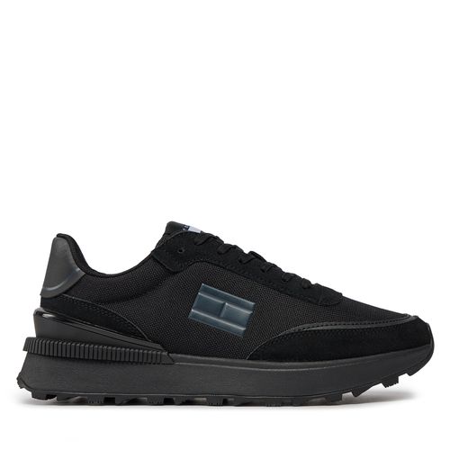 Sneakers Tommy Jeans Tjm Technical Runner EM0EM01265 Black BDS - Chaussures.fr - Modalova