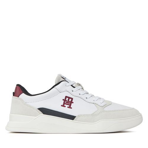 Sneakers Tommy Hilfiger Elevated Cupsole Lth Mix FM0FM04929 Blanc - Chaussures.fr - Modalova