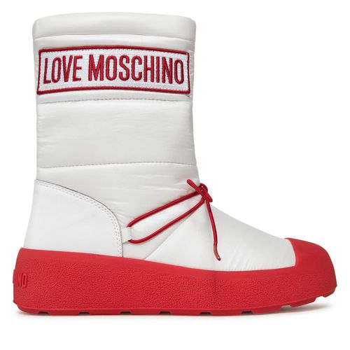 Bottes de neige LOVE MOSCHINO JA15855H0HIN010B Bian/Rosso - Chaussures.fr - Modalova