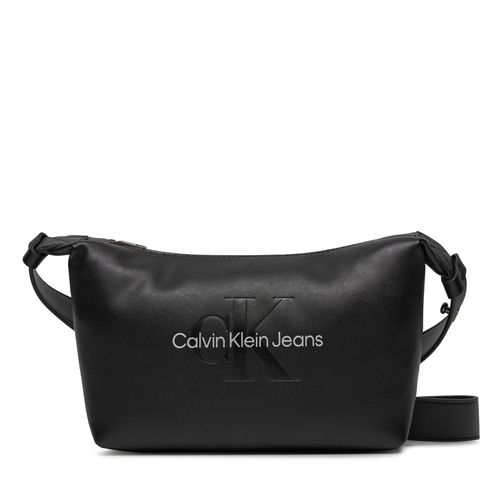 Sac à main Calvin Klein Jeans Sculpted Shoulderbag22 Mono K60K611549 Black/Metallic Logo 0GL - Chaussures.fr - Modalova