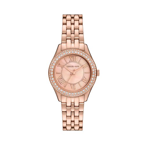 Montre Michael Kors Harlowe MK4845 Or rose - Chaussures.fr - Modalova