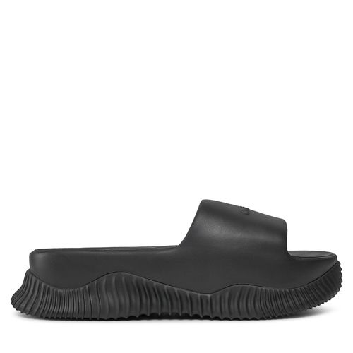 Mules / sandales de bain Calvin Klein Texture Hybrid Slide HW0HW01850 Noir - Chaussures.fr - Modalova