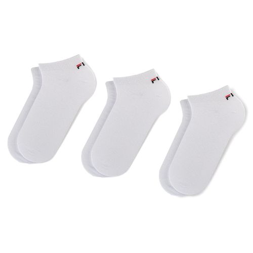 Lot de 3 paires de chaussettes basses unisexe Fila Calza F9100 Blanc - Chaussures.fr - Modalova