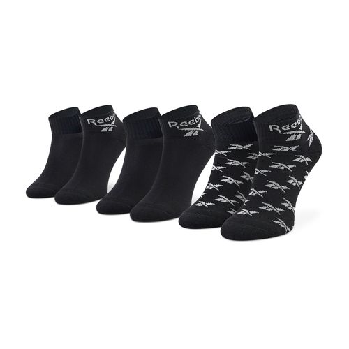 Lot de 3 paires de chaussettes hautes unisexe Reebok Cl Fo Ankle Sock 3P GG6675 Black - Chaussures.fr - Modalova