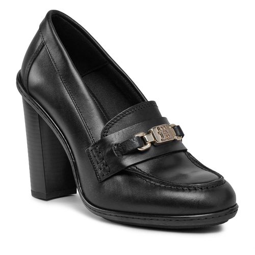Chaussures basses Tommy Hilfiger Th Hardware Blocky Pump FW0FW07767 Black BDS - Chaussures.fr - Modalova