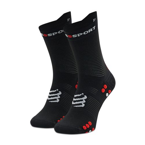 Chaussettes hautes unisex Compressport Pro Racing Socks V4.0 Run High XU00046B_906 Black/Red - Chaussures.fr - Modalova