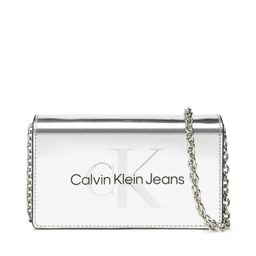 Étui téléphone portable Calvin Klein Jeans Sculpted Ew Flap Phone Cb Silver K60K610406 01O - Chaussures.fr - Modalova