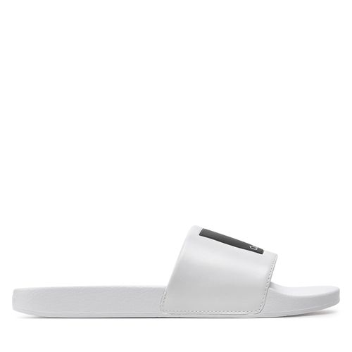 Mules / sandales de bain Calvin Klein Pool Slide Hf Logo HM0HM01466 Blanc - Chaussures.fr - Modalova