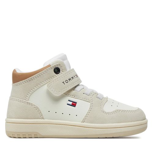 Sneakers Tommy Hilfiger High Top Lace-Up/Velcro SneakerT3X9-33342-1269 M Beige/Off White A360 - Chaussures.fr - Modalova