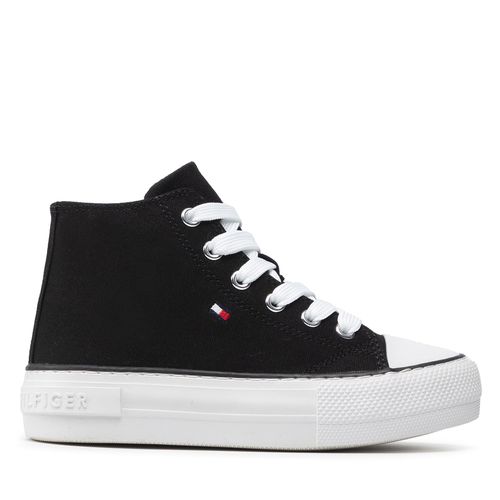 Sneakers Tommy Hilfiger High Top Lace-Up Sneaker T3A4-32119-0890 Black 999 - Chaussures.fr - Modalova