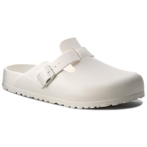 Mules / sandales de bain Birkenstock Boston 0127133 White - Chaussures.fr - Modalova