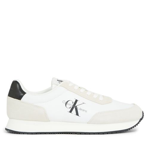 Sneakers Calvin Klein Jeans Retro Runner Su-Ny Mono YM0YM00746 Blanc - Chaussures.fr - Modalova