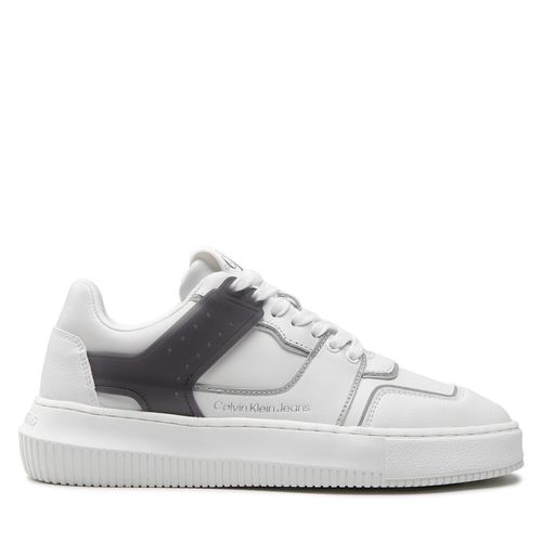 Sneakers Calvin Klein Jeans Chunky Cupsole Laceup Low Tpu M YW0YW00812 Blanc - Chaussures.fr - Modalova