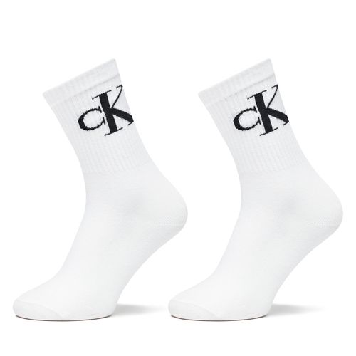 Lot de 2 paires de chaussettes hautes Calvin Klein Jeans 701228811 Blanc - Chaussures.fr - Modalova