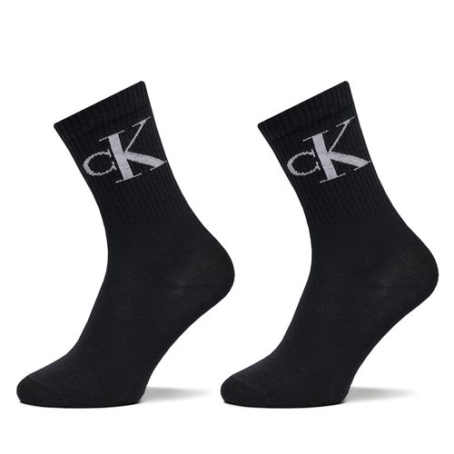 Lot de 2 paires de chaussettes hautes Calvin Klein Jeans 701228811 Noir - Chaussures.fr - Modalova