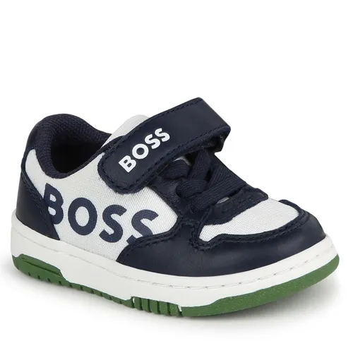 Sneakers Boss J50875 S Bleu marine - Chaussures.fr - Modalova