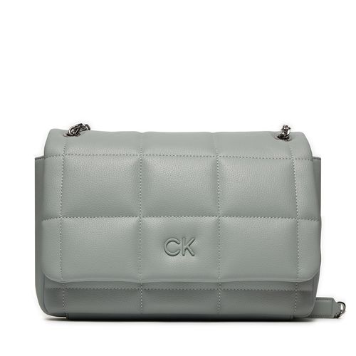 Sac à main Calvin Klein Square Quilt Conv Shoulder Bag K60K612332 Gris - Chaussures.fr - Modalova