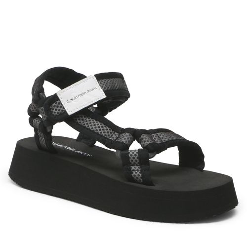 Sandales Calvin Klein Jeans Prefresato Sandal Webbing Mesh YW0YW00969 Black BDS - Chaussures.fr - Modalova