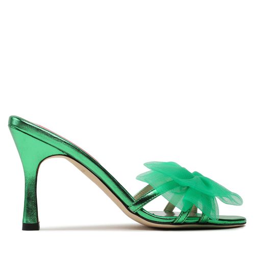 Mules / sandales de bain Custommade Asla Metallic Bow 999624048 Metalic Green 365 - Chaussures.fr - Modalova