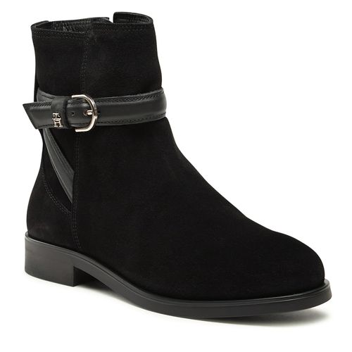 Bottines Tommy Hilfiger Elevated Essential Boot Suede FW0FW07482 Black BDS - Chaussures.fr - Modalova