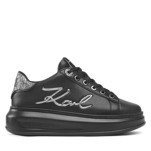 Sneakers KARL LAGERFELD KL62510A Black Lthr w/Silver - Chaussures.fr - Modalova