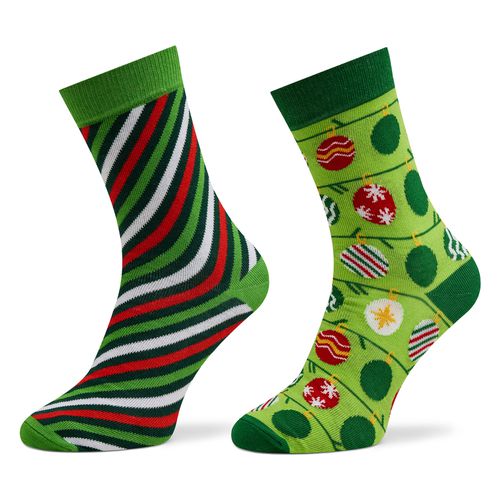Lot de 2 paires de chaussettes hautes Rainbow Socks Xmas Balls Multicolore - Chaussures.fr - Modalova