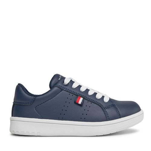 Sneakers Tommy Hilfiger Low Cut Lace Up Sneaker T3X9-33348-1355 M Blue 800 - Chaussures.fr - Modalova