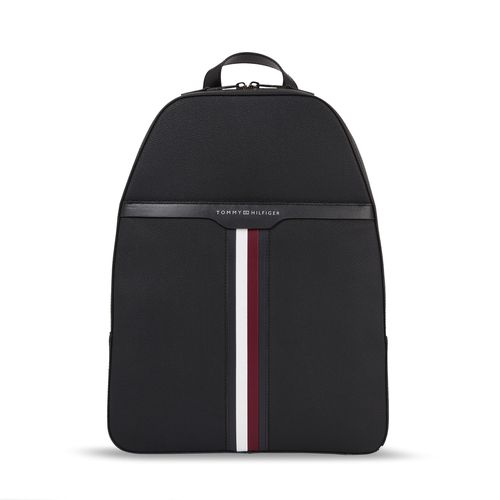 Sac à dos Tommy Hilfiger Th Coated Canvas Backpack AM0AM11533 Black BDS - Chaussures.fr - Modalova