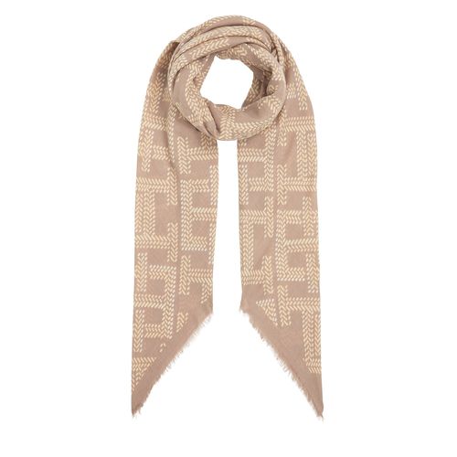 Foulard Tommy Hilfiger Monogram AW0AW16648 Beige - Chaussures.fr - Modalova