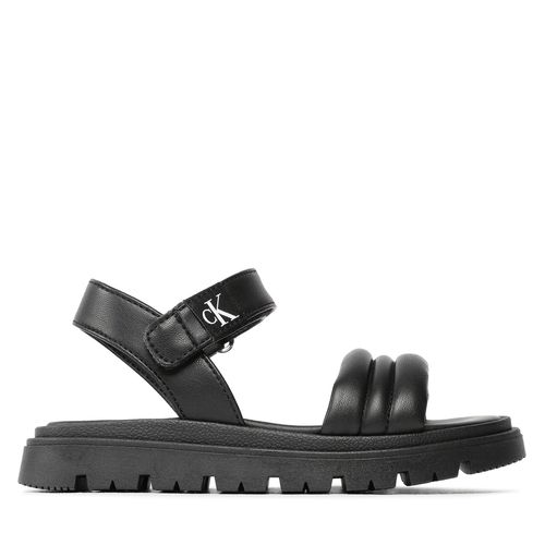 Sandales Calvin Klein Jeans Velcro Sandal V4A2-80512-1614 Black 999 - Chaussures.fr - Modalova