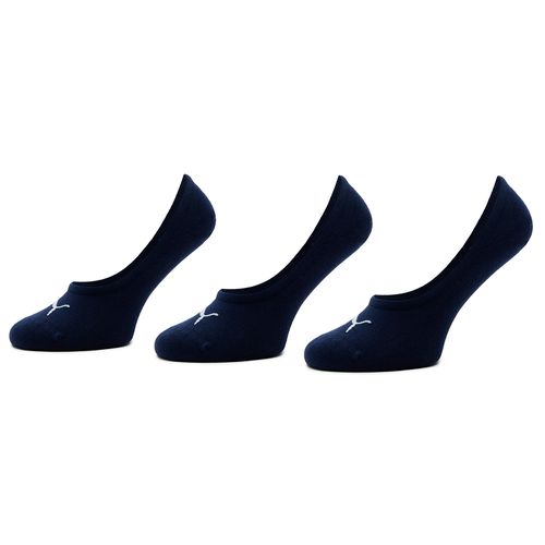 Lot de 3 paires de socquettes unisexe Puma Footie 3P Unisex 906930 Bleu marine - Chaussures.fr - Modalova