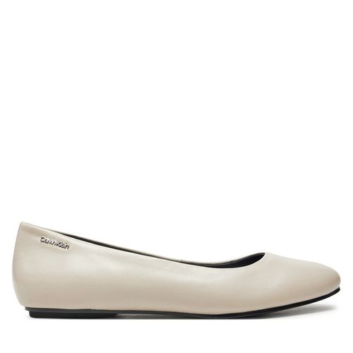 Ballerines Calvin Klein Round Ballerina HW0HW00618 Gris - Chaussures.fr - Modalova